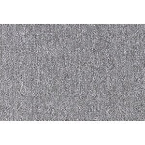 Metrážový koberec Cobalt SDN 64042 - AB světlý antracit, zátěžový - Kruh s obšitím cm Tapibel