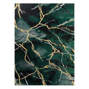 Kusový koberec Emerald 1018 green and gold - 80x150 cm Dywany Łuszczów