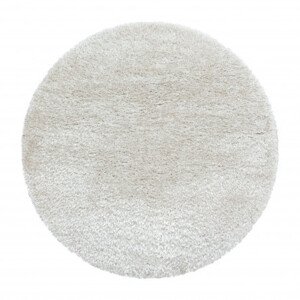 AKCE: 80x80 (průměr) kruh cm Kusový koberec Brilliant Shaggy 4200 Natur kruh - 80x80 (průměr) kruh cm Ayyildiz koberce