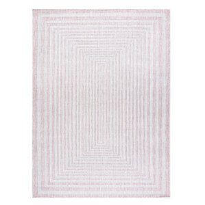 Kusový koberec Sion Sisal Labirinth 22376 pink/ecru – na ven i na doma - 80x150 cm Dywany Łuszczów