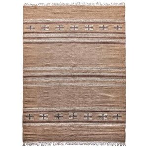 Ručně vázaný kusový koberec Ginger DESP P83 Brown Cream - 160x230 cm Diamond Carpets koberce