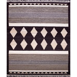 Ručně vázaný kusový koberec Alberta DESP P114 Dark Coffee Mix - 300x400 cm Diamond Carpets koberce