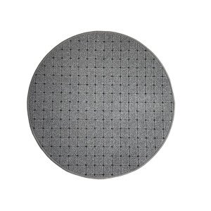 Kusový koberec Udinese šedý kruh - 80x80 (průměr) kruh cm Vopi koberce