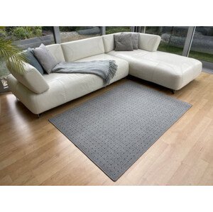 Kusový koberec Udinese šedý - 400x500 cm Vopi koberce
