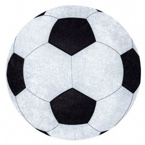 Dětský kusový koberec Junior 51553.802 Football - 80x80 (průměr) kruh cm Dywany Łuszczów