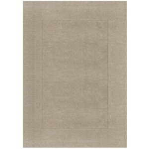 Kusový ručně tkaný koberec Tuscany Textured Wool Border Natural - 120x170 cm Flair Rugs koberce