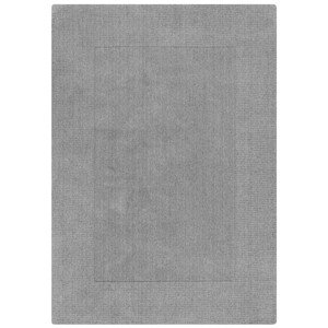 Kusový ručně tkaný koberec Tuscany Textured Wool Border Grey Marl - 120x170 cm Flair Rugs koberce