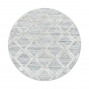 AKCE: 80x80 (průměr) kruh cm Kusový koberec Pisa 4703 Grey kruh - 80x80 (průměr) kruh cm Ayyildiz koberce