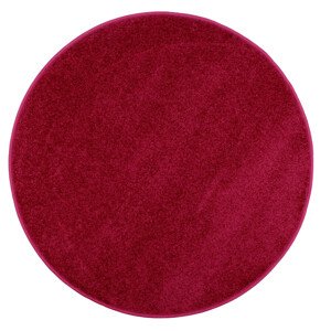 Vánoční kusový koberec Eton vínově červený kruh - 57x57 (průměr) kruh cm Vopi koberce