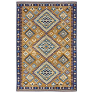 Kusový koberec Cappuccino 105874 Peso Yellow Purple - 160x235 cm Hanse Home Collection koberce