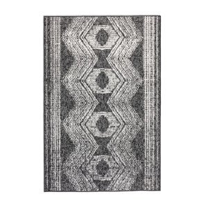 Kusový koberec Gemini 106009 Black z kolekce Elle – na ven i na doma - 80x150 cm ELLE Decoration koberce