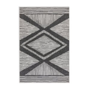 Kusový koberec Gemini 106014 Black z kolekce Elle – na ven i na doma - 160x230 cm ELLE Decoration koberce