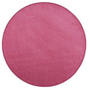 AKCE: 200x200 (průměr) kruh cm Kusový koberec Eton růžový 11 kruh - 200x200 (průměr) kruh cm Vopi koberce