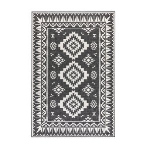 Kusový koberec Gemini 106019 Black z kolekce Elle – na ven i na doma - 200x290 cm ELLE Decoration koberce