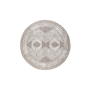 Kusový koberec Gemini 106031 Linen kruh z kolekce Elle – na ven i na doma - 140x140 (průměr) kruh cm ELLE Decoration koberce
