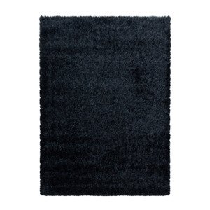 AKCE: 200x290 cm Kusový koberec Brilliant Shaggy 4200 Black - 200x290 cm Ayyildiz koberce
