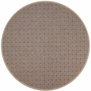 AKCE: 160x160 (průměr) kruh cm Kusový koberec Udinese béžový new kruh - 160x160 (průměr) kruh cm Condor Carpets
