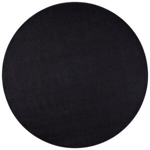 Kusový koberec Nasty 102055 Schwarz kruh - 200x200 (průměr) kruh cm Hanse Home Collection koberce