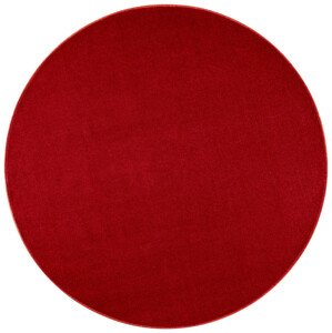 Kusový koberec Nasty 101151 Rot kruh - 133x133 (průměr) kruh cm Hanse Home Collection koberce