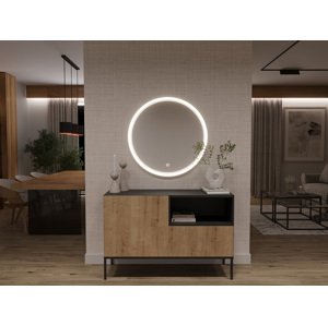 ELTAP Zrcadlo s LED osvětlením Orandiu L, 80 cm