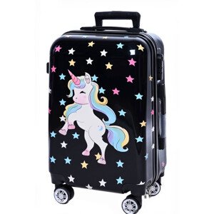 bHome Dětský cestovní kufr Unicorn s hvězdami 45l KFBH1272