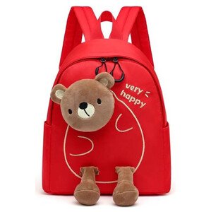 bHome Dětský batoh Medvídek červený DBBH1336