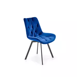 Halmar Otočná jídelní židle K519 - modrá