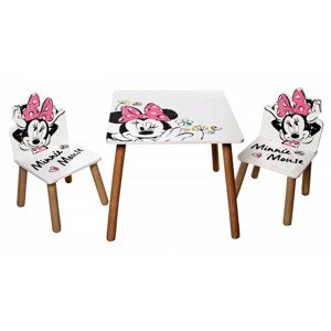 Arditex Dětský stůl s židlemi Minnie Mouse STAR0577