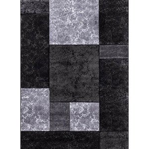 Ayyildiz Kusový koberec Hawaii 1330 – šedá/černá 120x170 cm