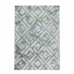 Ayyildiz Kusový koberec Naxos 3811 – žlutá/šedá 120x170 cm