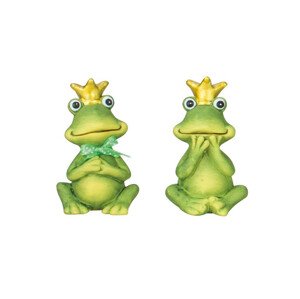 PROHOME - Žába sedící se zlatou korunou různé druhy
