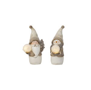 PROHOME - Santa/Mikuláš LED 29cm rôzne druhy